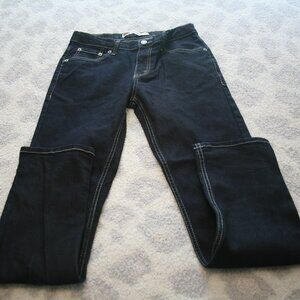 Levi's 512 Slim Taper Women's Jeans, Size 16/ 28x30, Dark Blue Denim